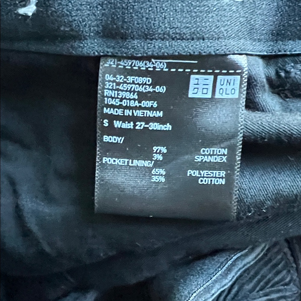 Uniqlo Gray Belvet Corduroy Straight Leg Pants - Picture 6 of 6